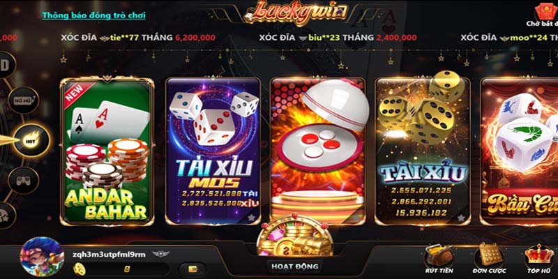 Giới thiệu cổng game luckywin